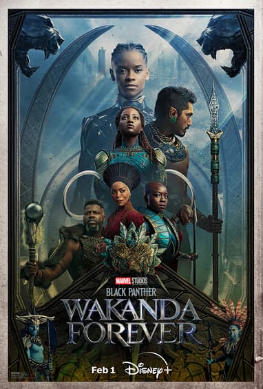 Marvel Studios' Black Panther: Wakanda Forever Black Panther 2 Movie Poster